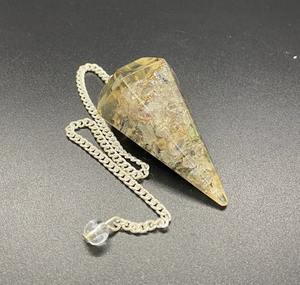 หินควอตซ์คริสตัลหินอเวนจูรีนสีเทาอัญมณีบำบัดแบบเหลี่ยมเพชรพลอยสำหรับการนั่งสมาธิและการเก็บรวบรวมผลิตภัณฑ์งานฝีมือคริสตัล - Product Image 2