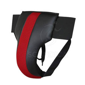 อุปกรณ์ป้องกันขาหนีบหนังแท้สำหรับผู้ชายสำหรับชกมวยสินค้ามาใหม่ - Product Image 3