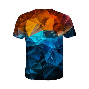 เสื้อยืดแขนสั้นผ้าโพลีเอสเตอร์ 100% แบบยูนิเซ็กซ์ ระบายอากาศ แห้งเร็ว ไม่ยับ รับผลิตแบบ OEM ลดราคาพิเศษ - Product Image 2