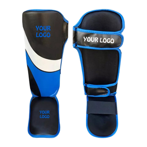 สนับแข้งมวยคุณภาพสูงแบบกำหนดเอง หนัง PU ป้องกันอย่างมืออาชีพ สำหรับการฝึกซ้อม MMA คิกบ็อกซิ่ง และการต่อสู้ - Product Image 1