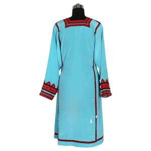 Vestido de Baluchi Tribal con Bordado Vintage, Vestido Afgano Bordado a Mano, Banjara de Algodón, Bohemio - Product Image 6