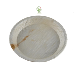 Vaisselle jetable biodégradable écologique de feuille de palmier de plat de dîner pour la noce - Product Image 1