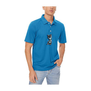 Meilleurs polos pour hommes pour hommes Chemises polo de golf à manches courtes avec impression de performance sèche et évacuation de l'humidité fabriquées au Pakistan - Product Image 6