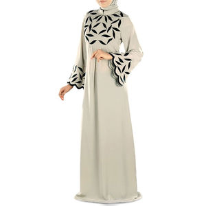 Wholesale Luxury Modest Bisht <b>Abaya</b> Women Traditional Muslim Dress Customized Sizes Solid Colors Simple Fashion Element Chiffon - Product Image 5