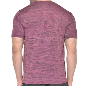 T-shirt d'entraînement 100 % coton personnalisé, anti-humidité, respirant, séchage rapide, écologique, pour la gym et le sport, haut de fitness court - Product Image 2
