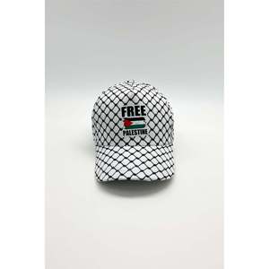 Palestine-Themed 100% Cotton Embroidered Promotional Hat for Children - Product Image 3