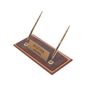 Star Premium 14-Piece Leather and Wood <b>Desk</b> Organizer Office <b>Accessories</b> Including <b>Desk</b> Pad & Tissue Paper Box - Product Image 3