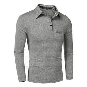 Polos de manga larga para hombre de calidad superior Slim Fit Polos de manga larga para hombre Polos transpirables para hombre - Product Image 3