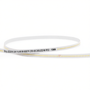Tira LED2016 24V 14,4W/M 6000K CRI>90 240LED/M IP22 - 10MM - Product Image 3