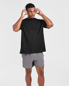 Camisetas de algodón en blanco para hombre de talla grande con logotipo personalizado OEM de alta calidad, ropa de Fitness, ropa de entrenamiento, ropa de gimnasio - Product Image 6