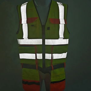 ผู้ผลิตเสื้อผ้าเพื่อความปลอดภัยแบบ OEM เสื้อกั๊กสะท้อนแสงสำหรับทำงาน เสื้อผ้าทำงานหลายช่องใส่ของ เสื้อกั๊กทำงานเพื่อความปลอดภัยหลากสี เสื้อกั๊กทำงานก่อสร้าง - Product Image 3
