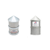 Separator Magnetik Tipe Peluru N35 Inti Neodymium Gauss Tinggi Penghilang Logam Granular untuk Jalur Pengolahan Makanan dan Plastik