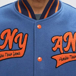 Veste universitaire personnalisée OEM, veste universitaire pour l'école et le collège, veste universitaire pour hommes, logos brodés, vestes respirantes - Product Image 3