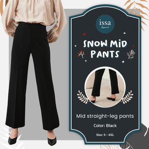 Pantalons pour femmes OEM à taille haute, élégance sans effort avec toucher luxueux, pantalons respirants et décontractés sculptés à mi-neige, grande taille - Product Image 1