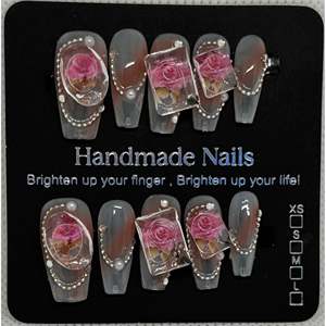 Small Resin Rose Petal Elegant Decorative Element - Product Image 1