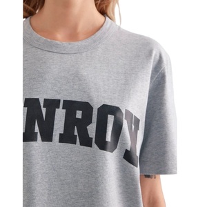 Camiseta Oversize de Alta Calidad para Mujer, Transpirable, Estilo Casual de Verano, Impresión Personalizada, Técnica de Teñido Liso, 100% - Product Image 4