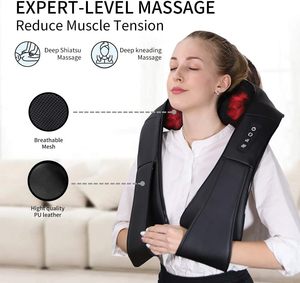 Smart Relief Elektrischer Pulsmassagegerät für Nacken und Schultern, Erschwingliches 3D-Tiefengewebe-Knetmassagekissen - Product Image 3
