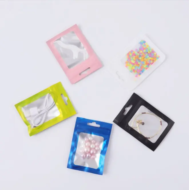 Farbe selbst versiegelte Tasche Schleifen Yin-Yang Aluminium folie Tasche digitale elektronische Produkt verpackung Tasche