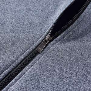 ¡Novedad de 2025! Sudaderas con cremallera en blanco con logotipo personalizado de alta calidad para entrenamiento físico, sudaderas con capucha para hombre, sudaderas de algodón y poliéster para hombre - Product Image 3