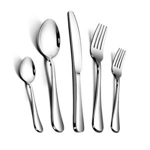 Juego de Cubiertos de Diseño Clásico y Corte Simple, Juego de Cubiertos de Acero y Aluminio de Buena Calidad, Juego de 2 para Uso en la Cocina - Product Image 3