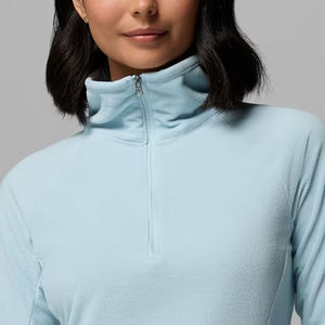 Service OEM pour les commandes en gros, sweat-shirts pour femmes de haute qualité pour l'hiver avec logo personnalisé, col zippé - Product Image 2