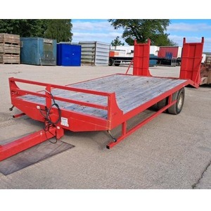 Nouveau JNC 10 tonnes remorque à benne basculante freins hydrauliques lumières LED flottation pneus 3 étages Ram - Product Image 3