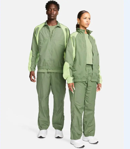 Survêtement décontracté d'hiver à capuche en polyester/coton pour fabricants sur mesure, avec pantalon de jogging et coupe-vent réfléchissant - Product Image 1