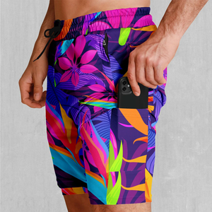 Pantalones cortos informales transpirables de poliéster 100% para hombre más vendidos Diseño de sublimación de patrón sólido Servicio OEM ecológico disponible - Product Image 3