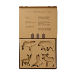 VINGA Ensemble de 5 outils à biscuits personnalisés de style nordique, pochoirs de merchandising de style nordique - Product Image 1