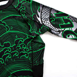 Fitness Wear Long Sleeve <b>BJJ</b> MMA High Quality Unisex Compression MMA <b>Rash</b> <b>Guard</b> Breathable Long Sleeve Shirt Protection - Product Image 5