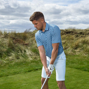 Les hommes. Manches courtes à séchage rapide pour col de polo respirant 100% coton tricoté tissu pour les sports de plein air entraînement tenue quotidienne - Product Image 1