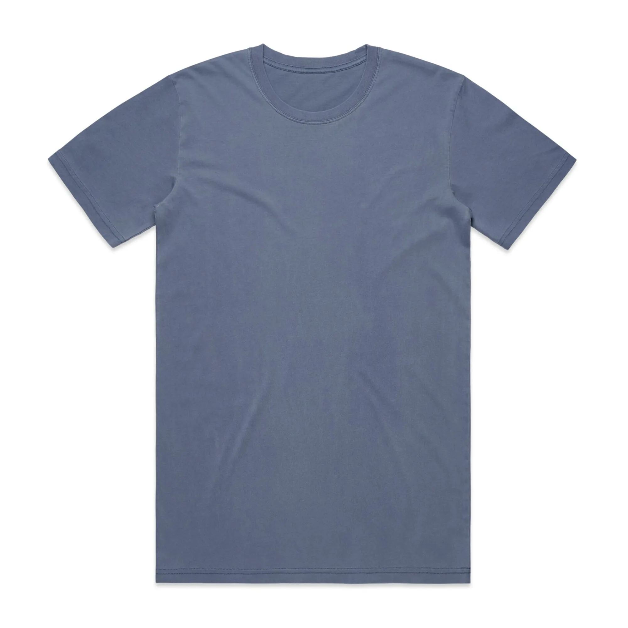 2024新しい綿100% カスタム快適なカジュアルガーメント染め半袖ニットブランクメンズTシャツ
