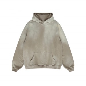 Sweat à capuche tie-dye vintage 100% coton de haute qualité délavé à l'acide logo personnalisé sweats à capuche délavés dégradés vente en gros de sweats à capuche personnalisés pour hommes - Product Image 2