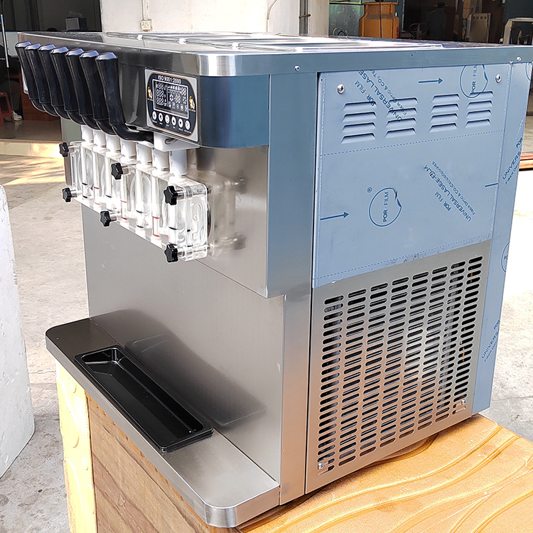 6 flavor ice cream machine
