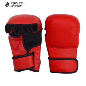 Guantes de entrenamiento MMA Tamaño personalizado 12OZ 14OZ 16OZ Guantes para adultos Pu Cuero - Product Image 4