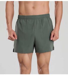 กางเกงขาสั้นผ้าฝ้าย100% สีพื้นสำหรับฤดูร้อนกางเกงกีฬาทรงหลวมกางเกงขาสั้นลำลองทันสมัยระบายอากาศได้ดีมี8สีในสต็อก - Product Image 2