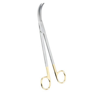 Tijeras de histerectomía estándar alemán Tijeras de Parametrio Clip manual Grapadora de piel quirúrgica de acero inoxidable Material de metal - Product Image 4