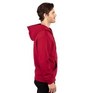 Sweat-shirt léger doublé en polaire pour homme à manches longues et à capuche avec poches sur le devant, haut décontracté - Product Image 6