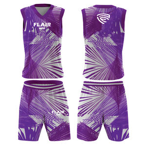 Impression numérique Maillot de basket-ball de haute qualité Tops et shorts Maillot de sport pour homme Personnalisation des maillots - Product Image 5