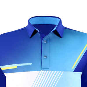 Haute qualité100 % coton personnalisé broderie Logo hommes polos décontracté marque ville polos hommes polos - Product Image 3