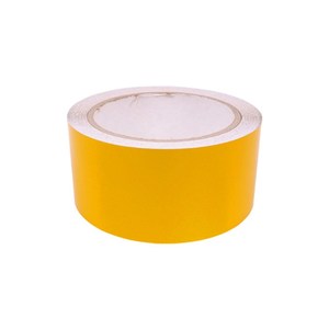 Bande réfléchissante jaune 5 cm x 10 m en PET durable - Product Image 1