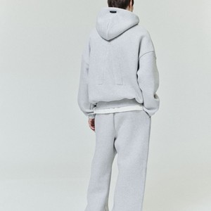 2025 personnalisé hommes surdimensionné pull à capuche deux pièces pantalons de survêtement ensemble Premium 100% coton lourd 380g polaire de haute qualité - Product Image 6