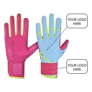 Qualité supérieure Logo personnalisé Gants de frappeur de baseball Hommes Femmes Gants de frappeur de softball à usage intensif - Product Image 6