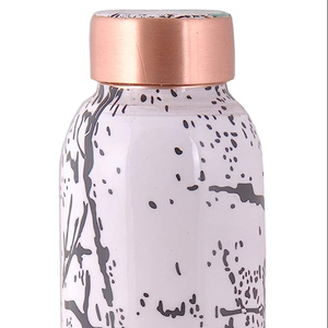 Bouteille d'eau en cuivre imprimée Pure Meena de haute qualité dans différents styles avec emballage de qualité supérieure fabriquée en Inde - Product Image 1