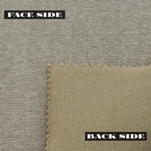 COTTON/<b>SPANDEX</b> Stretch Solid Rib Fabric Very Heavyweight 450gsm 54" Wide Knitted Combed <b>Yarn</b> for Activewear & Apparel - Product Image 2
