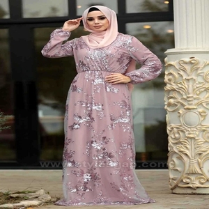 La mayoría de las tendencias de tela personalizada Abayas hermosos diseños nueva colección LOGO personalizado transpirable mujeres abayas - Product Image 1