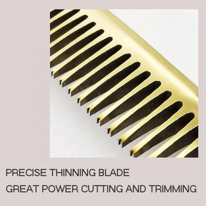 ชุดกรรไกรตัดผมแบบบางทำจากสเตนเลสสตีลมืออาชีพชุดตัดผมเสริมความงาม - Product Image 5