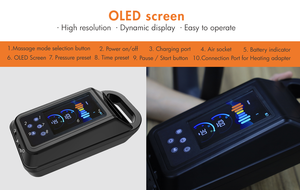 Masajeador de Piernas Aprobado de Venta Caliente, Equipo de Fisioterapia para la Circulación Sanguínea y la Recuperación Muscular para Uso Doméstico, Clínica y Hospital - Product Image 2