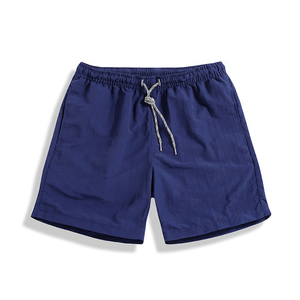 2025 hommes décontracté entraînement Gym Fitness Shorts Nylon toile élastique taille fermeture couleur unie en gros XS à 6XL tailles - Product Image 4