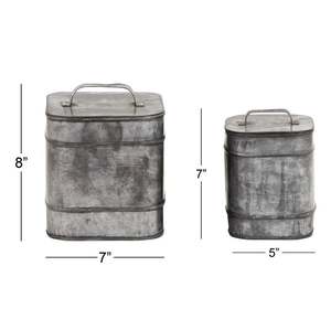 Silver iron <b>jar</b> <b>kitchen</b> canisters <b>for</b> food species dry fruits <b>storage</b> container <b>jar</b> home hotel restaurant <b>kitchen</b> decoration - Product Image 4